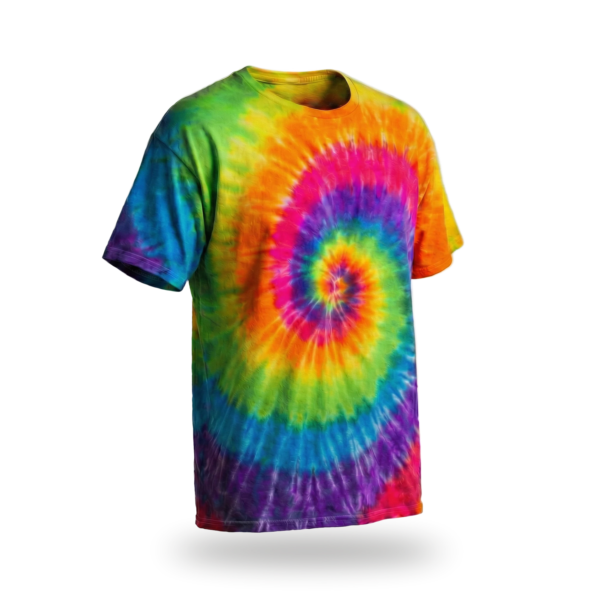 Neon Rainbow Spiral